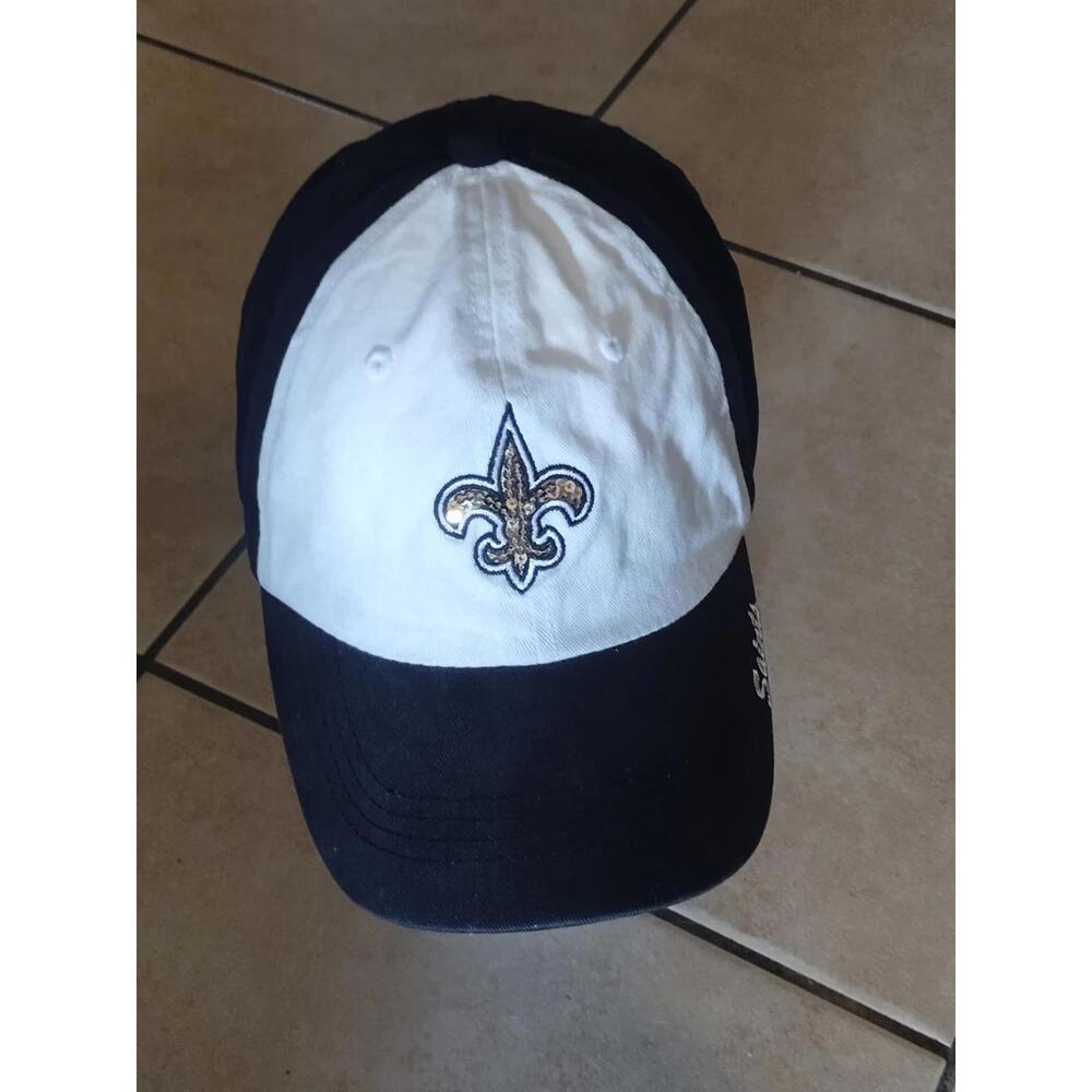New Orleans Saints NFL Sequin '47  Strapback Girls‎ Hat Cap Embroidered
